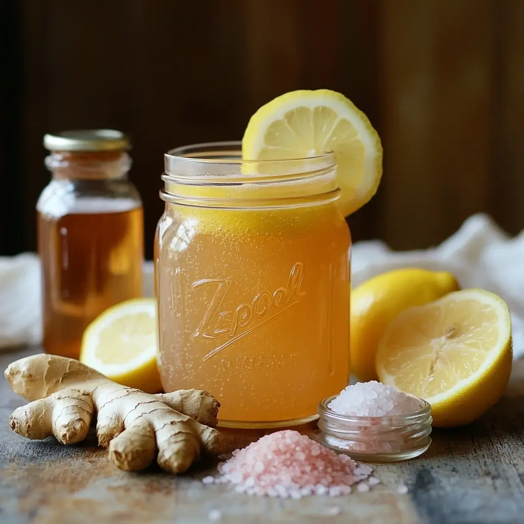 Zepbound Natural Recipe morning wellness drink with lemon and apple cider vinegar