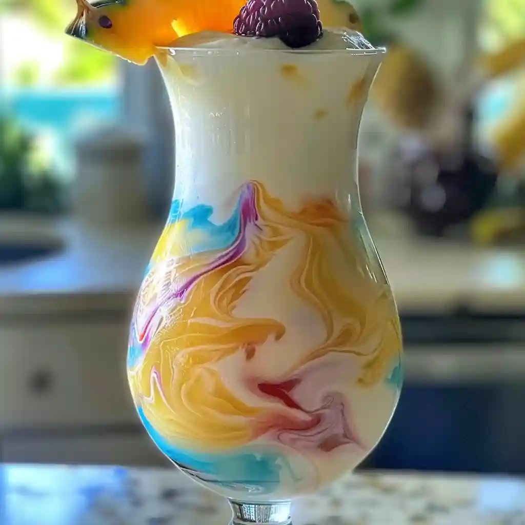 Pitcher of Ocean Love Colada mocktail for a group